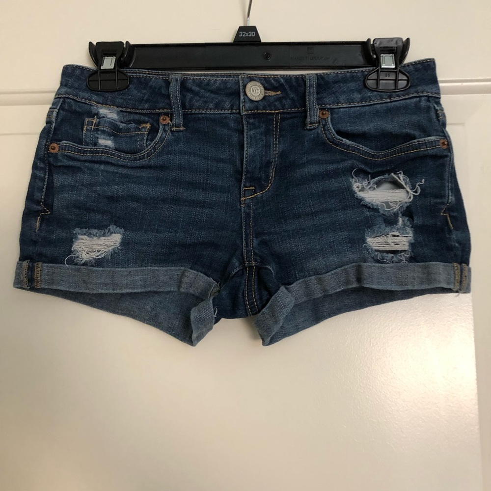 Aéropostale Navy Denim Shorts